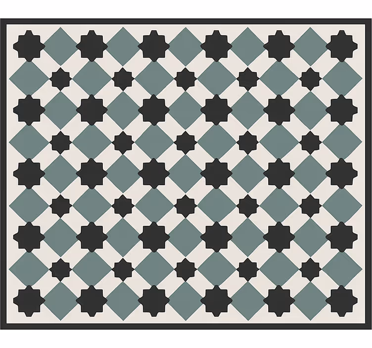 Rollo fenster wohnzimmer im vintage star design - TenStickers