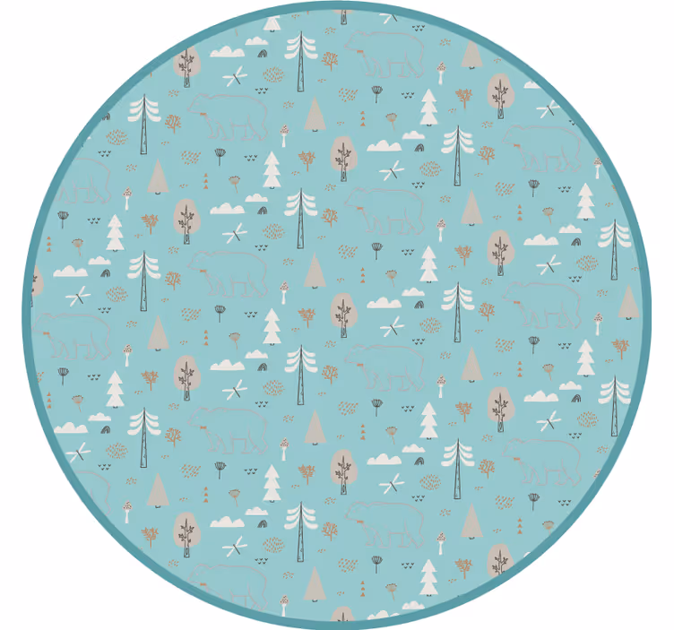 Rollo fenster kinderzimmer geometrischer nordischer stil - TenStickers