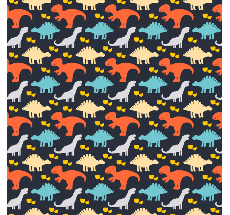 Rollo fenster kinderzimmer dinosaurier-muster - TenStickers