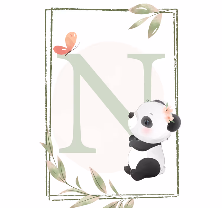 Rollo fenster kinderzimmer süßer panda - TenStickers