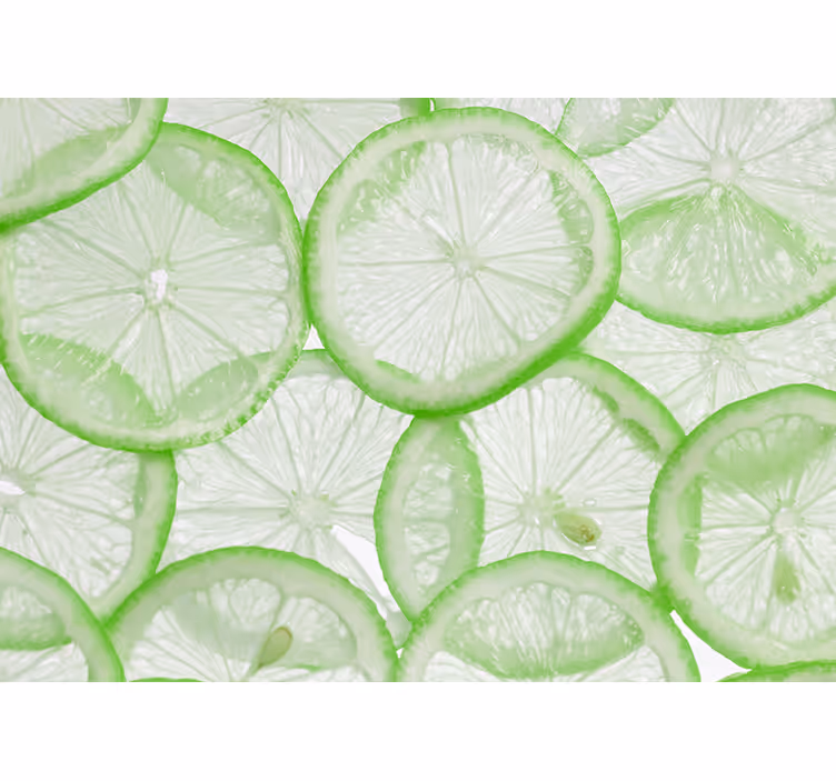 Rollo fenster küche limettenscheiben design - TenStickers