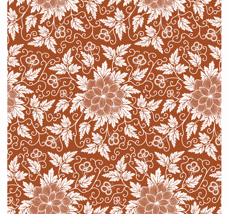 Rollo fenster küche floral paisley fliesen kühlschrank - TenStickers