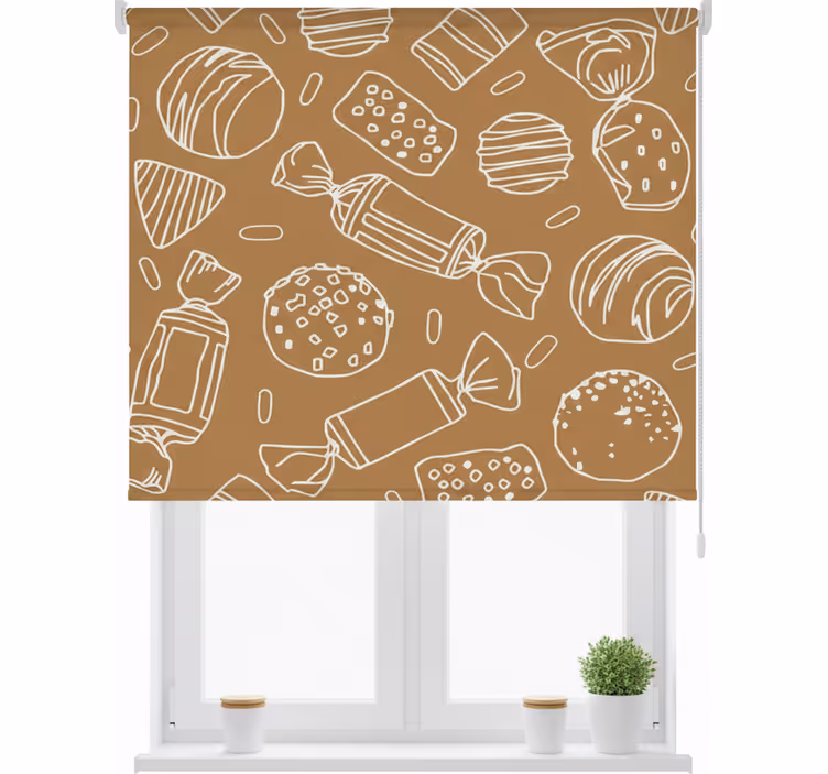Rollo fenster küche patron bonbons - TenStickers