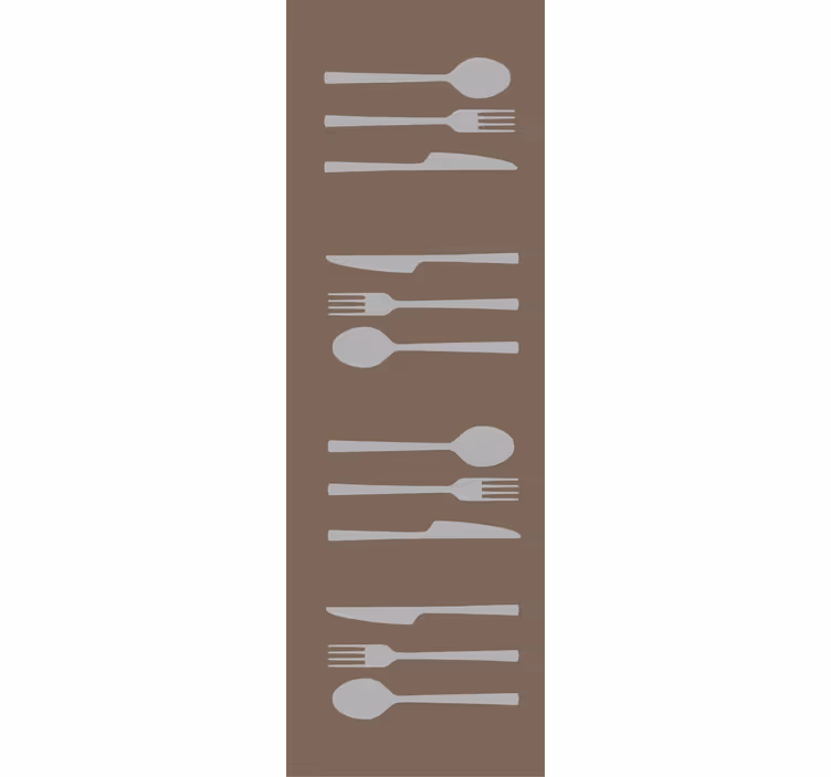 Rollo fenster küche besteckset gabel messer löffel - TenStickers
