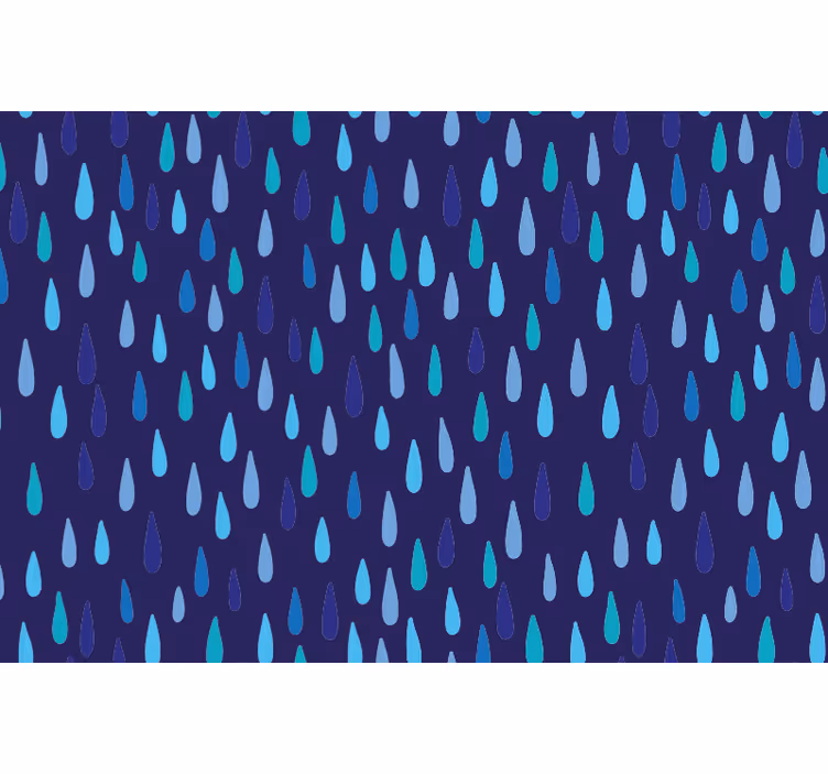 Rollo fenster blau unregelmäßiger tropfen - TenStickers