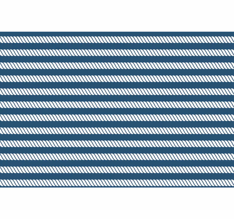 Rollo fenster blau mit marineblauem seil - TenStickers