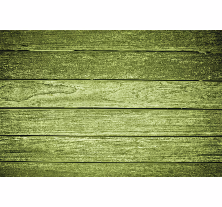 Rollo fenster grün platzmatte mit holzstruktur - TenStickers