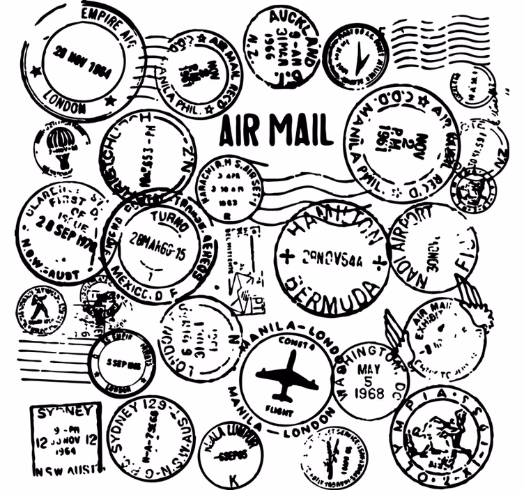 Rollo fenster home office mit passstempel-dekor - TenStickers
