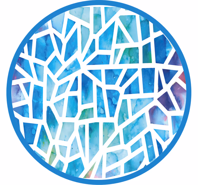 Rollo fenster schlafzimmer im mosaikdesign - TenStickers
