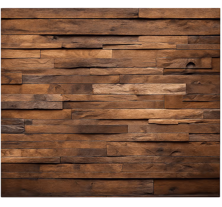 Rollo fenster wohnzimmer aus holz - TenStickers
