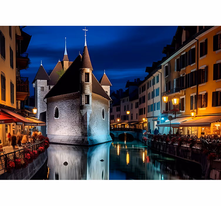 Rollo fenster wohnzimmer annecy stadt - TenStickers