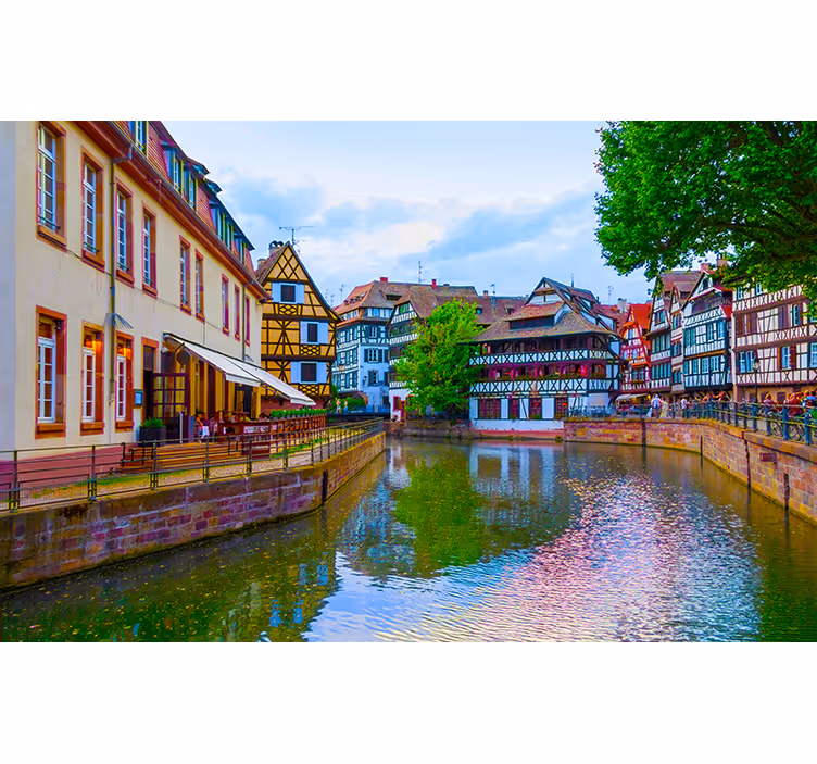 Rollo fenster wohnzimmer im stil der region elsass - TenStickers