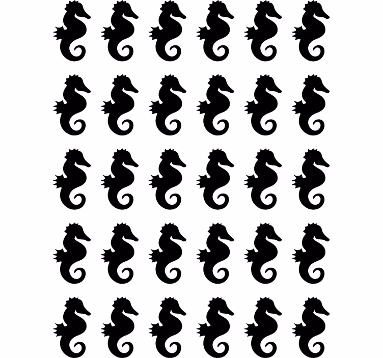 Rollo fenster jugendzimmer seepferdchen design - TenStickers