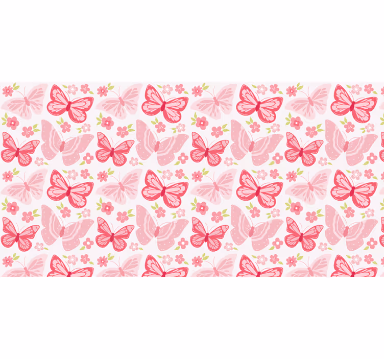 Rollo fenster jugendzimmer schmetterlingsmuster - TenStickers