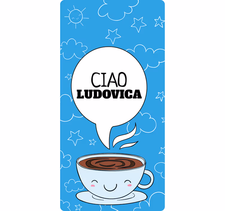 Rollo fenster jugendzimmer personalisierbare kaffeetasse - TenStickers