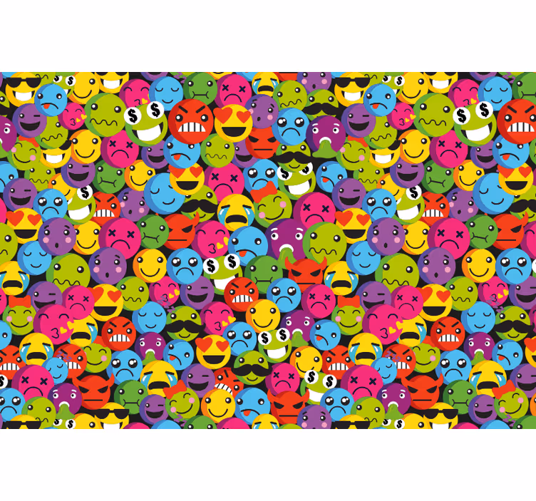 Rollo fenster jugendzimmer emoji komposition - TenStickers