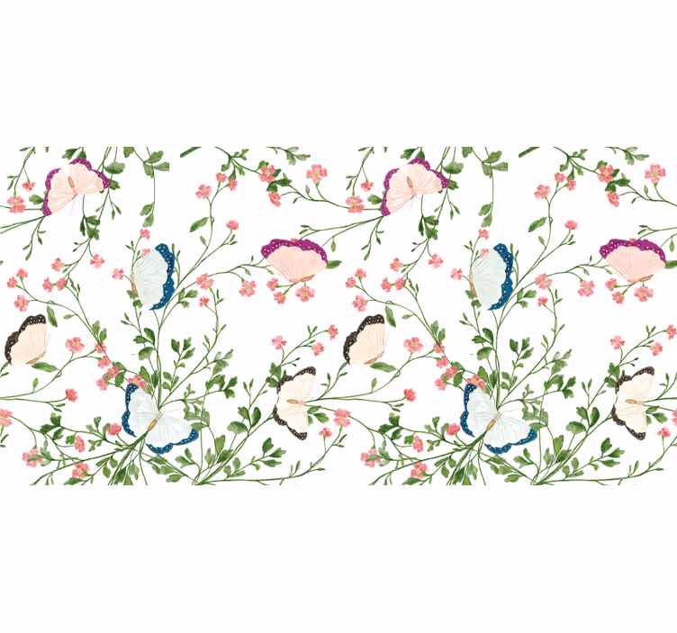 Rollo fenster weiß mit fantasie-aquarelldesign - TenStickers