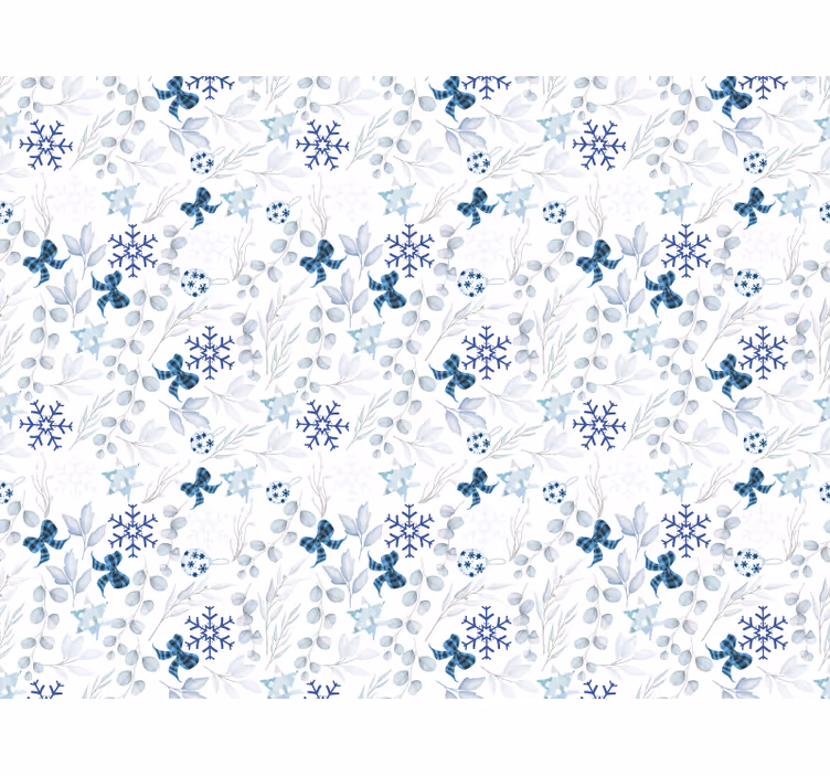 Rollo fenster weiß für festliche weihnachtsstimmung - TenStickers