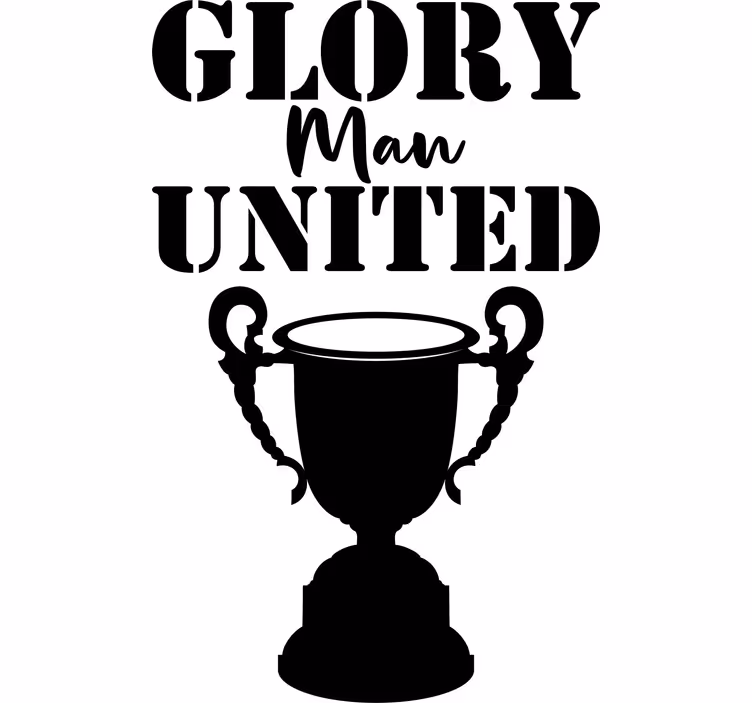Rollo fenster spruch ruhm für man united - TenStickers