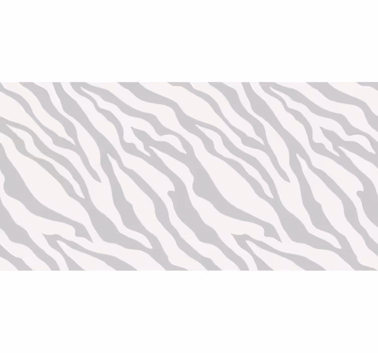 Rollo fenster grau im hellgrauen zebra-muster - TenStickers