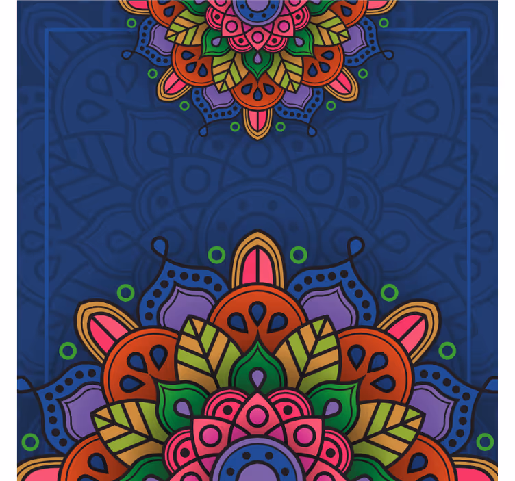 Rollo fenster home office mandala zeichnung - TenStickers
