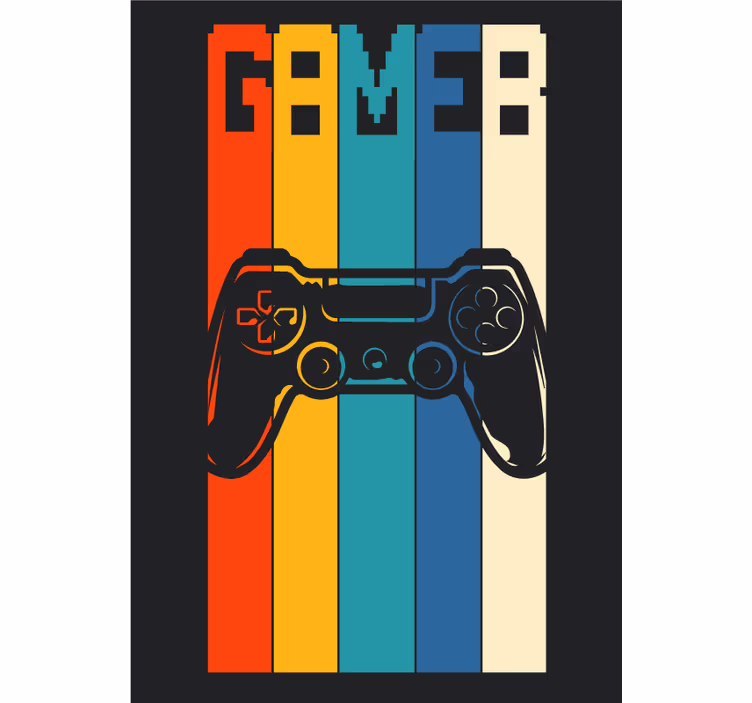 Rollo fenster jugendzimmer für gamer - TenStickers