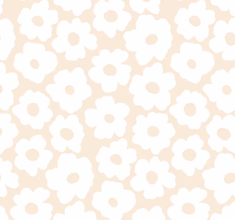 Rollo fenster blumen weiße mohnblume - TenStickers