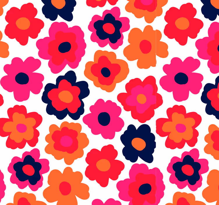 Rollo fenster blumen mohnblume rot - TenStickers