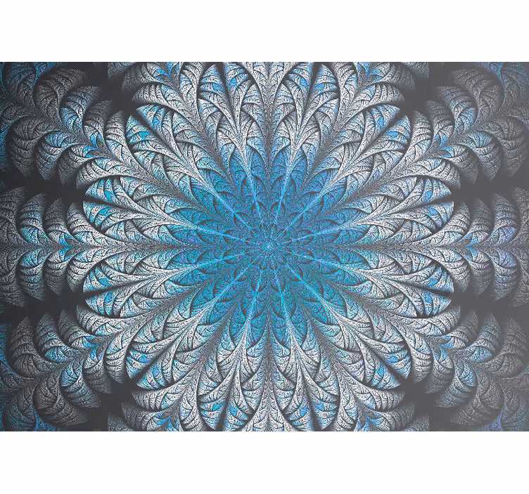 Rollo fenster zen nebel mandala - TenStickers