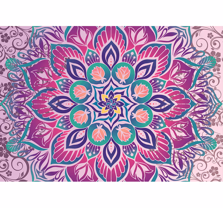 Rollo fenster zen mandala design muster - TenStickers