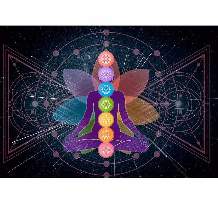 Rollo fenster zen mystische chakra figur - TenStickers