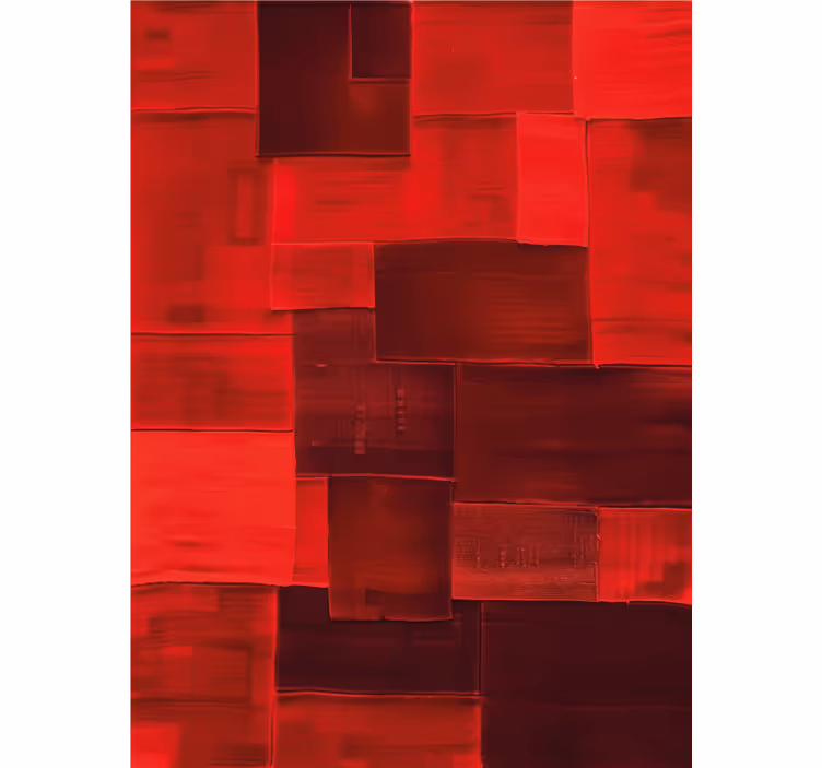 Rollo fenster rot rekonstruiertes muster - TenStickers