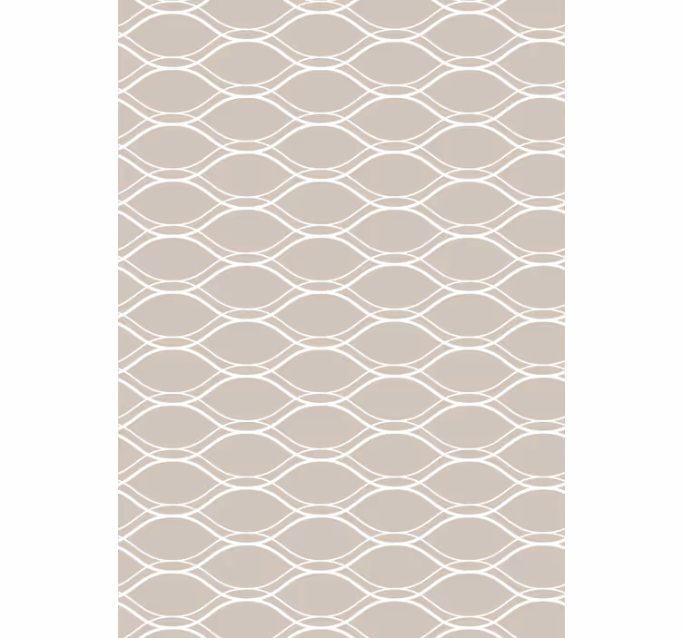 Rollos außen beige mit weißem linienmuster - TenStickers