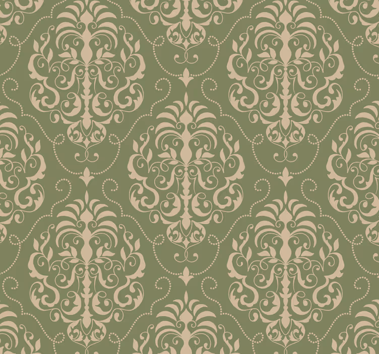 Rollo fenster klassisch blumenmuster - TenStickers