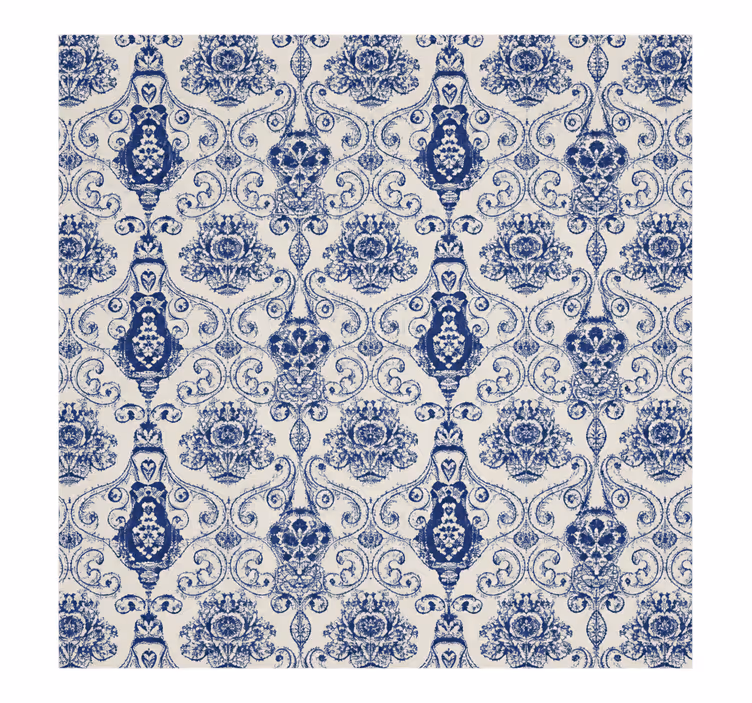 Rollo fenster hochzeit breite 140 porzellanmuster - TenStickers
