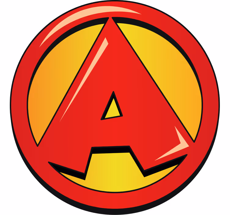 Rollo fenster superhelden super anfangsbuchstabe - TenStickers