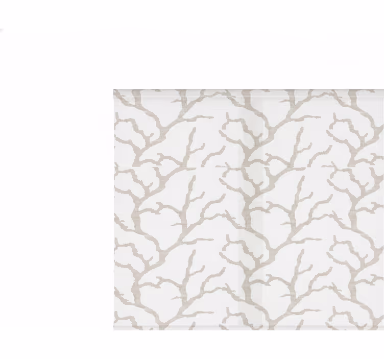 Rollo fenster balkon in elegantem beigen motiv - TenStickers