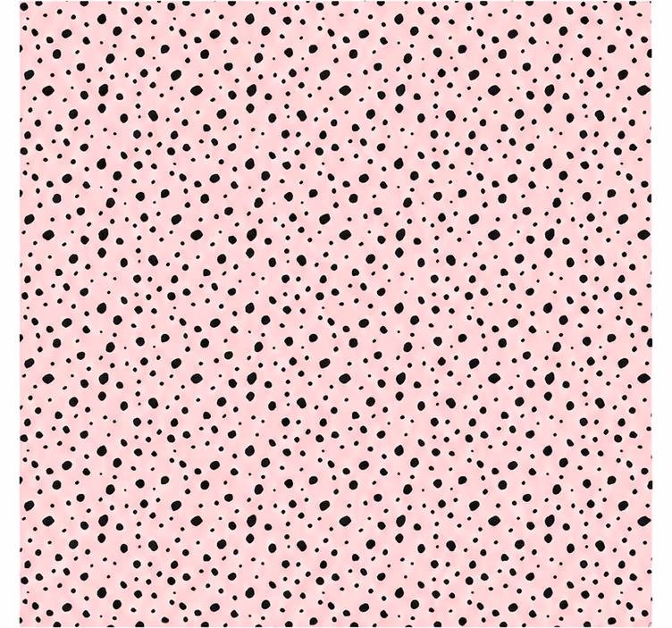 Rollo fenster rosa mit dalmatinerpunkten blush - TenStickers