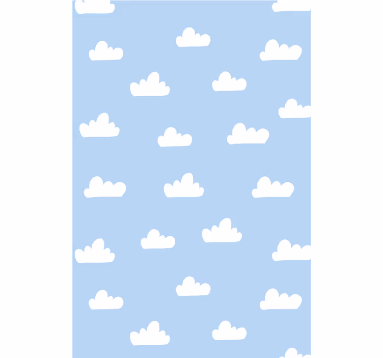 Rollo Fenster Kinderzimmer cumulus-wolkenmuster - TenStickers