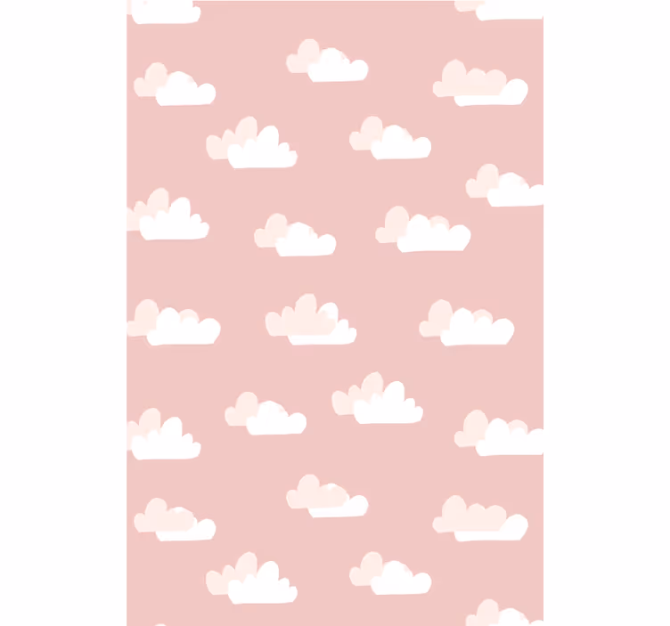 Rosa hintergrundwolken blind - TenStickers