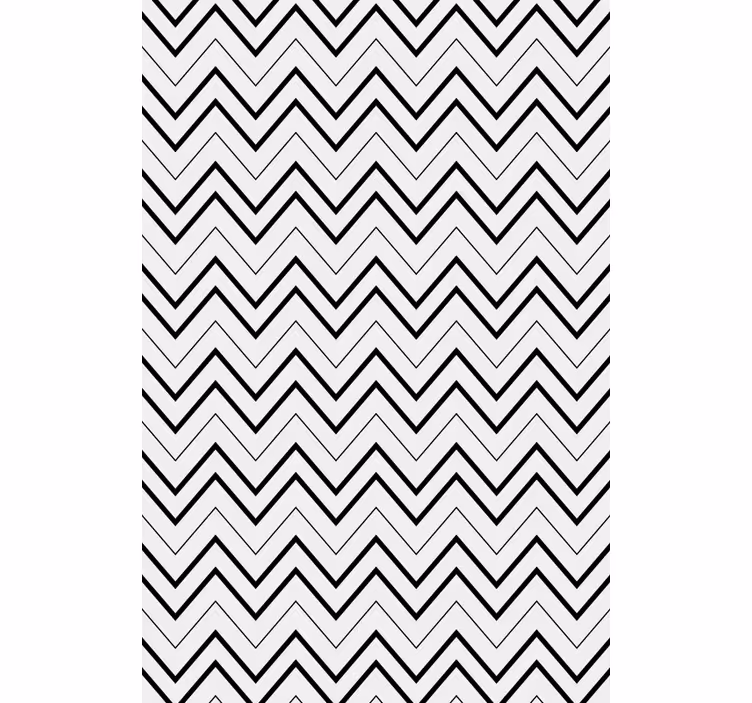 Rollo Fenster Modern geometrisches zickzack-muster - TenStickers