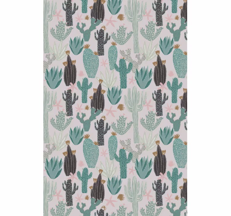 Rollo Fenster Kaktus saguaro-gelassenheitsszene - TenStickers