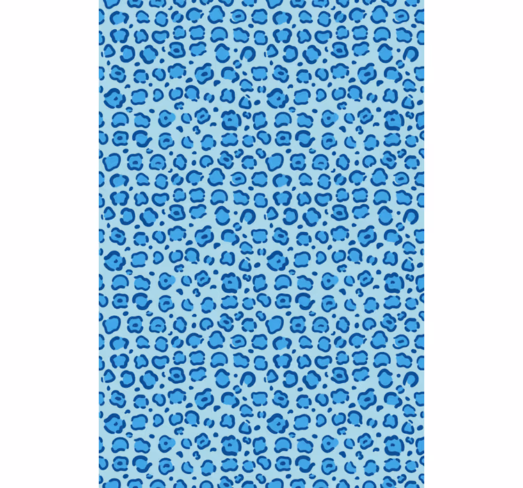 Rollo Fenster Tiermuster blau gepunktetes muster - TenStickers