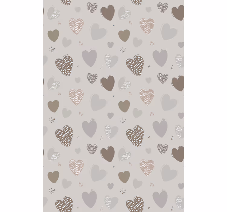 Große herzen romantisch Rollo - TenStickers