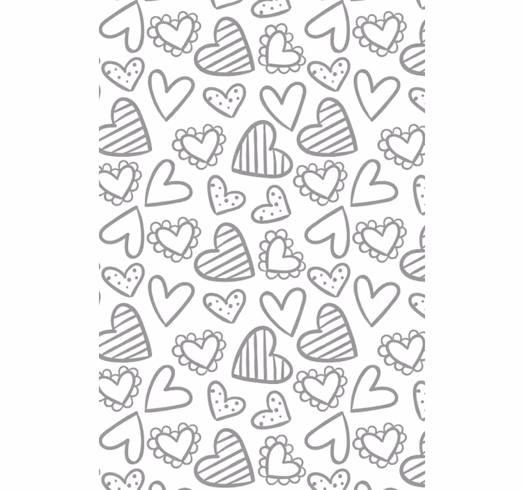 Zierherzen Romantisch Rollo - TenStickers