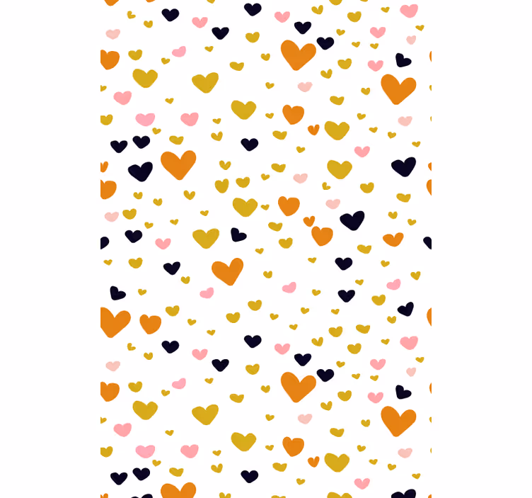 Rollo Fenster romantisch schirm mit herzmuster - TenStickers