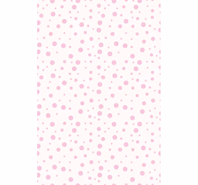 Rollo Fenster Jugendzimmer rosa gepunktete muster - TenStickers