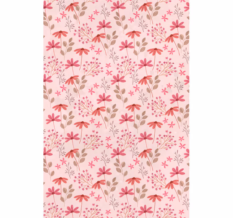 Rollo fenster blumen und pflanzen botanische freude - TenStickers