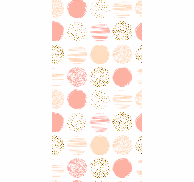 Rollo Fenster Modern pastellpunktvielfalt - TenStickers