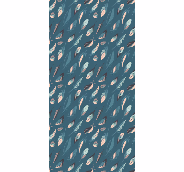 Rollo Fenster Blumen und Pflanzen elegante blattmuster - TenStickers